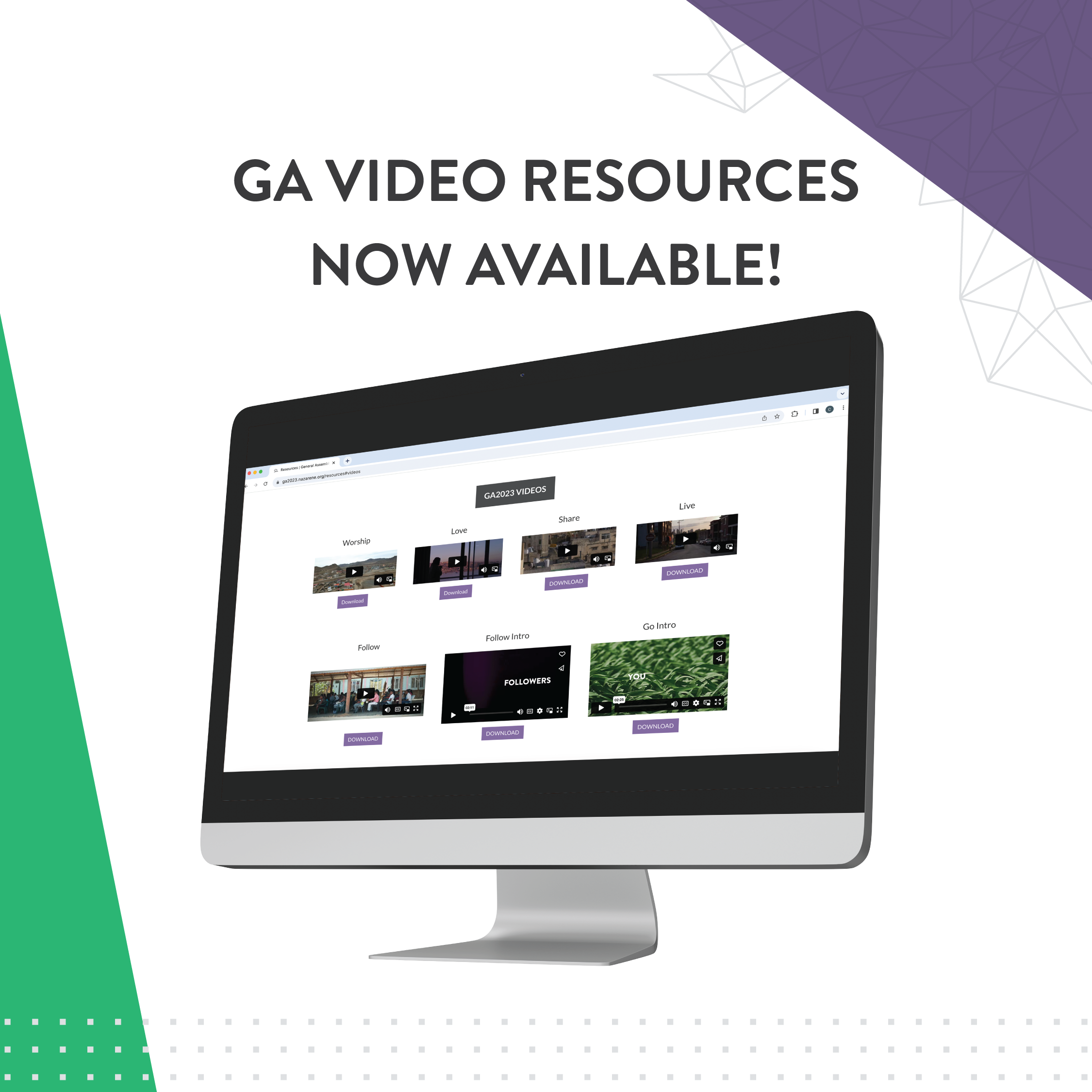 GA Video Resources