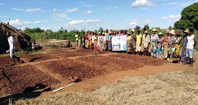 Madagascar residents attend an agricultural training