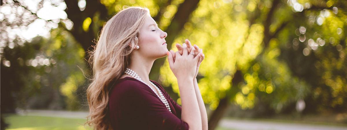 Woman praying