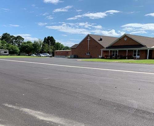 Virginia Beach First parking lot