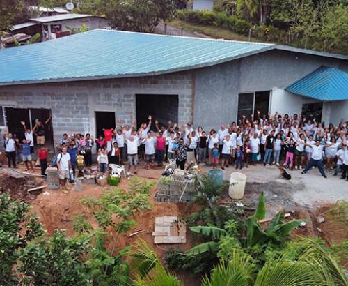 Construction at Cerro Cama Church of the Nazarene