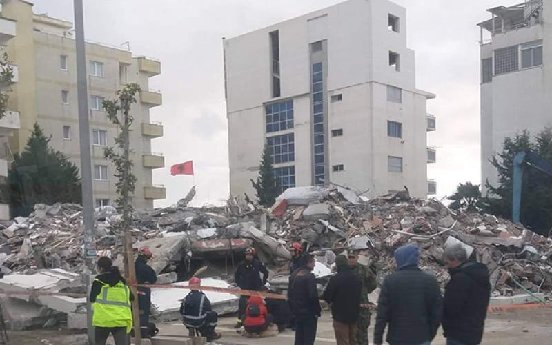 Albania Buildings Rubble