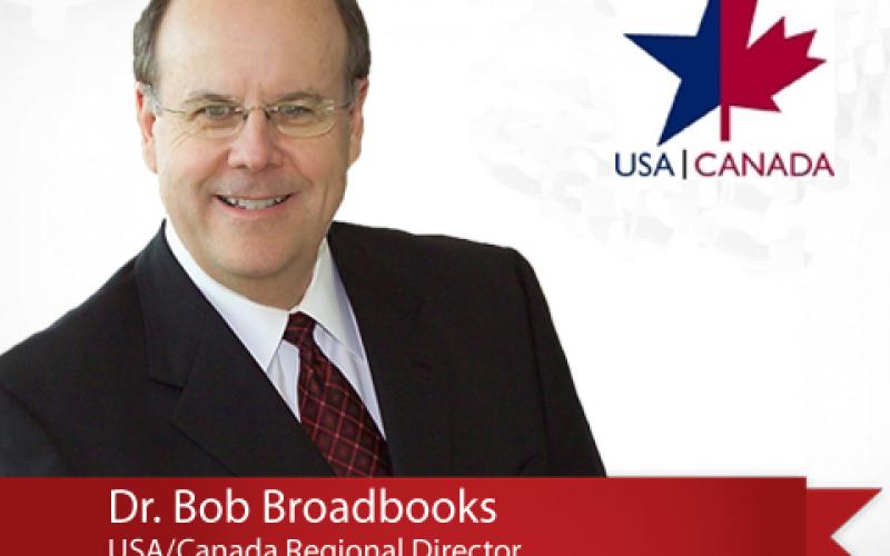 Bob Broadbooks with USACAN Logo