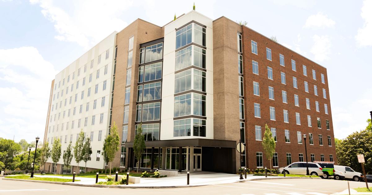 Trevecca unveils new seven-story residence hall - Church of the Nazarene