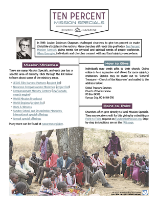 Ten Percent Fact Sheet Teaser