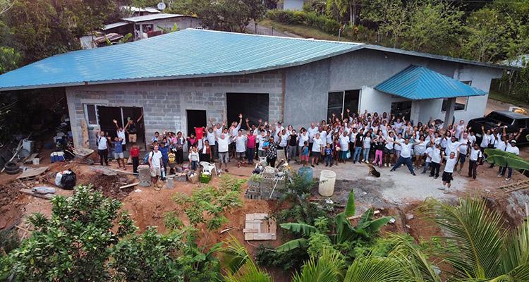 Construction at Cerro Cama Church of the Nazarene