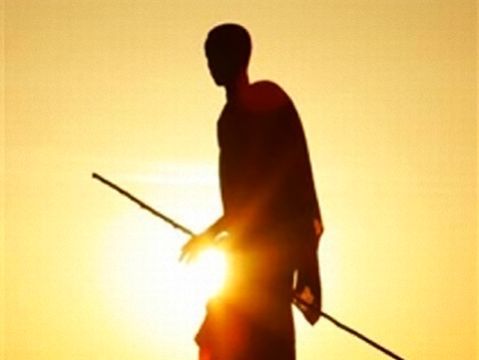 AfricaManSilhouette